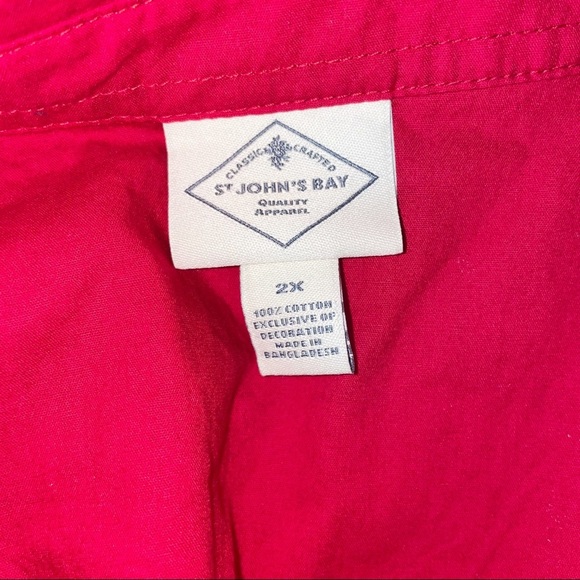 St. John’s bay floral tank blouse - Picture 5 of 5